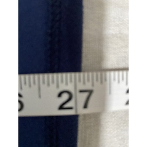 Bob Mackie Women’s Cardigan And Tank Set Navy Blue Zebra 2-piece Artsy Size Xl - Picture 11 of 15